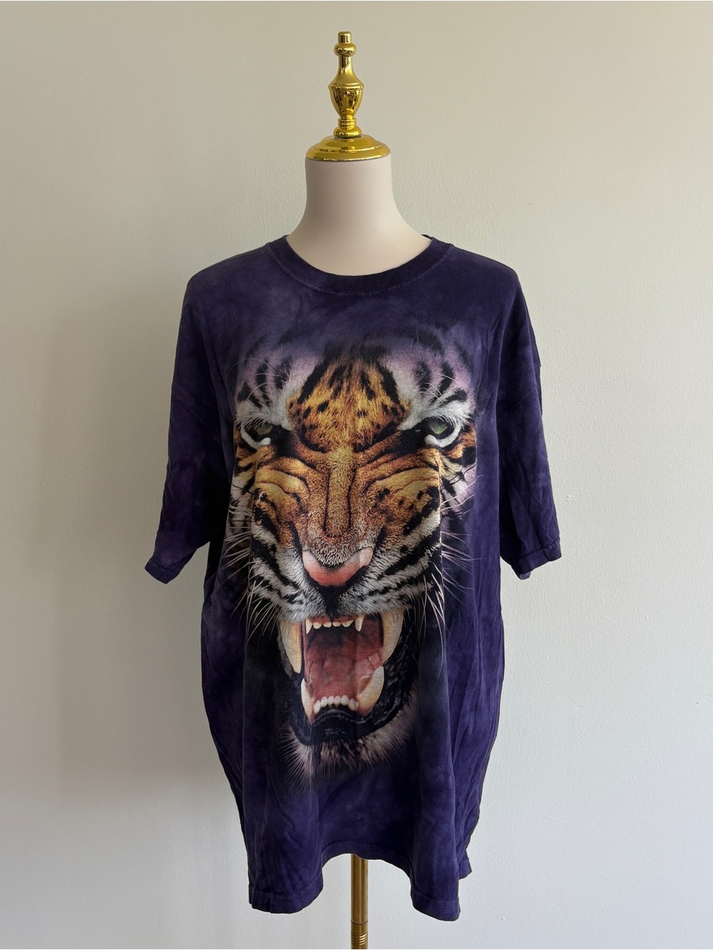 The Mountain Purple Tiger Graphic T-Shirt – Size XL